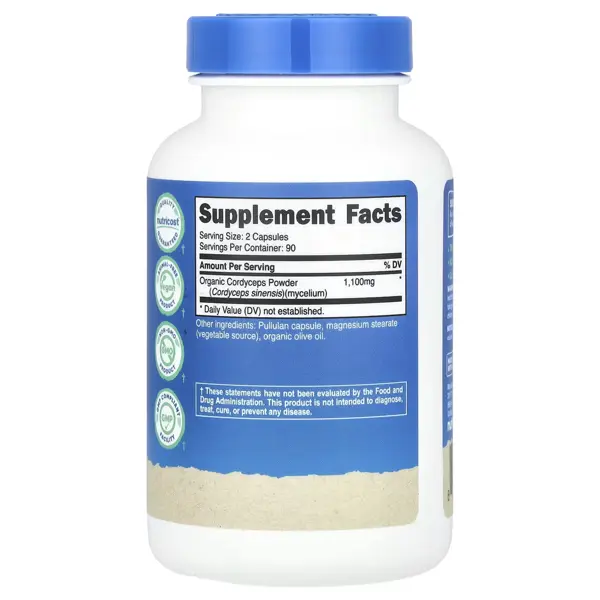 Nutricost, Cordyceps Mushroom Capsules